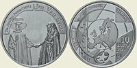 Europasternmünze Silber Belgien 2020