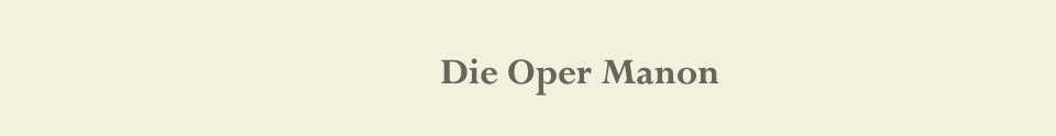 Title Die Oper Manon